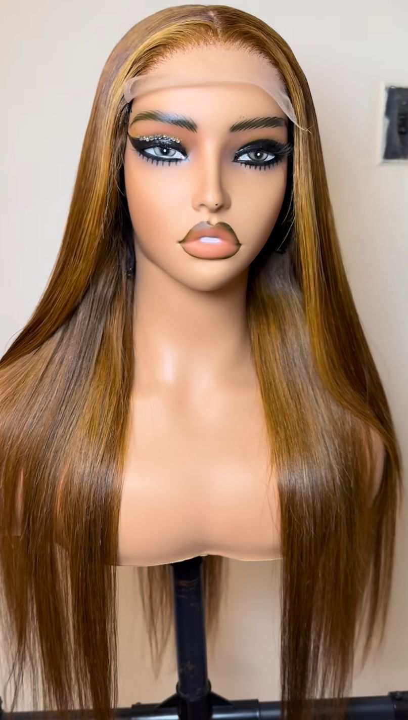 22" 5*5 Straight Hair