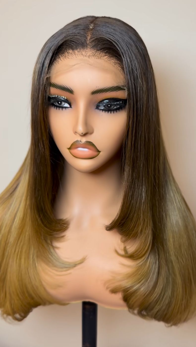 18" HD 5*5 Curly Wig